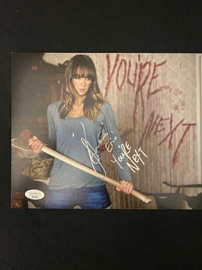 Sharni Vinson signed You're Next 8X10 Photo W/ JSA COA