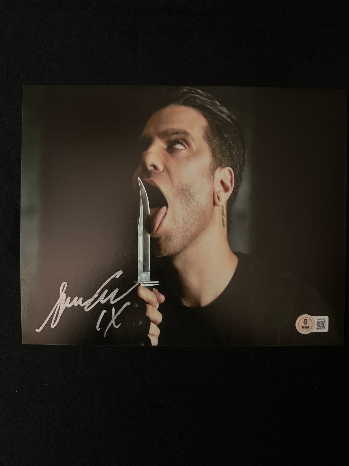 Spencer Charnas signed Ice Nine Kills 8X10 photo W/ Beckett Witnessed COA