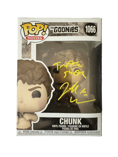 Jeff Cohen Signed Chunk Goonies Funko Pop W/ JSA COA