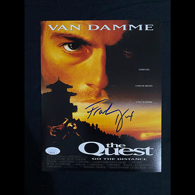 Frank Dux signed The Quest 8X10 Photo W/ JSA COA